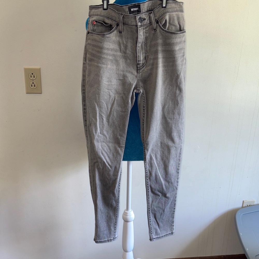 Hudson Jeans High-Rise Slim Gray Women's Jeans